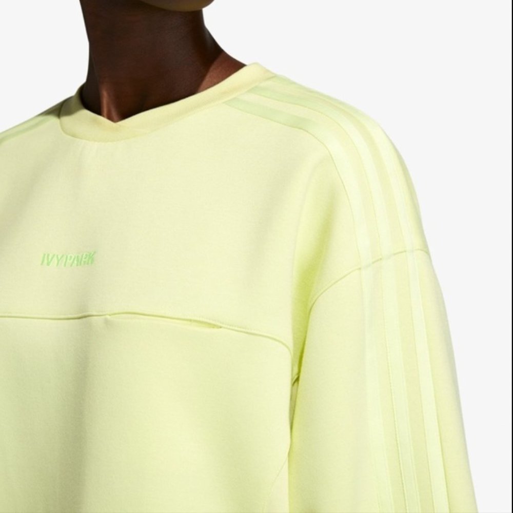 NWT adidas x IVY PARK Yellow Tint Crewneck Sweatshirt - Unisex S